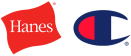 Hanes and Champion Logo